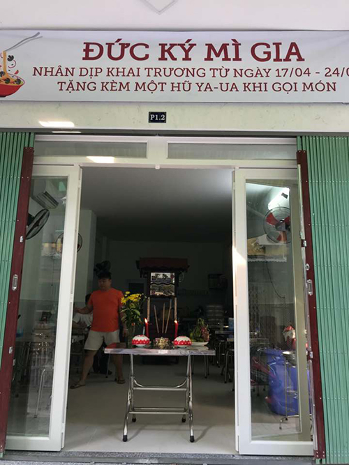 Tiệm mì Đức Ký tầng trệt Khu căn hộ Thanh Phương Tiệm mì Đức Ký tầng trệt Khu căn hộ Thanh Phương